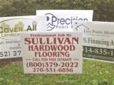 hardwood flooring sign