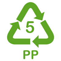 recycle code5, recycle plastic, recycle signs